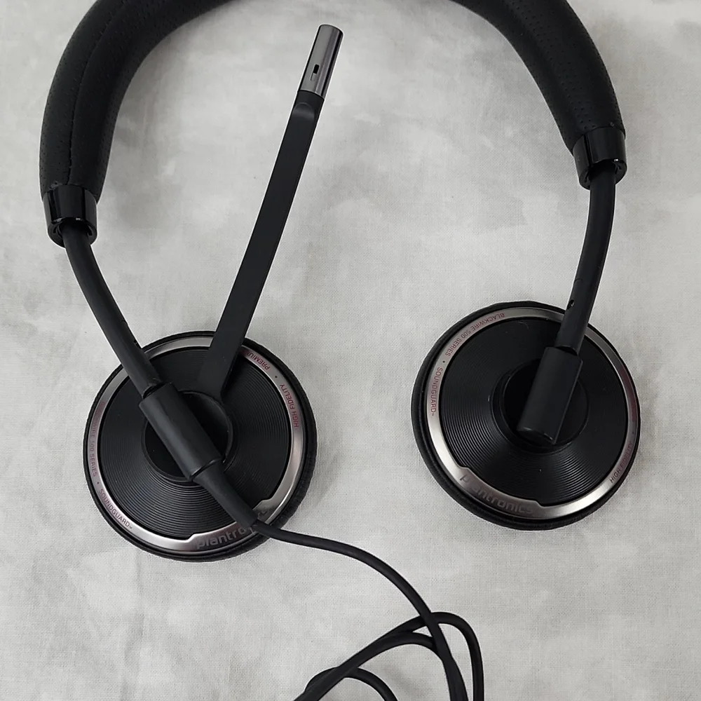 Plantronics Dual-ear USB Wired Headset for PC - C520-M